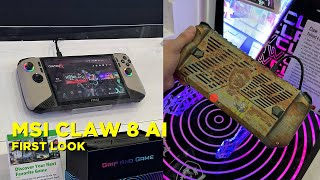 MSI Claw 8 Ai And Fallout 4 MSI Claw Extended First Look
