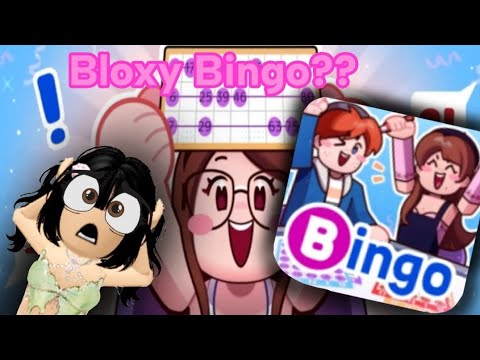 Playing Bloxy Bingo on Roblox! WILL I GET A BINGO? ALL CREDITS IN DESCRIPTION!