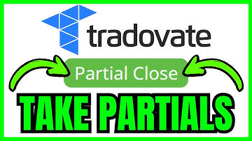 How To TAKE PARTIALS On Tradovate (QUICK & EASY) 2025