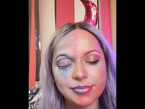 #good and #bad #icequeen and #devil #fire and #ice #frozen and #hot #new #makeup #tutorial