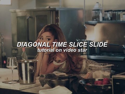 diagonal time slice slide tutorial | video star