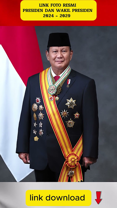 Foto Resmi Presiden dan Wakil Presiden 2024 - 2029 Download