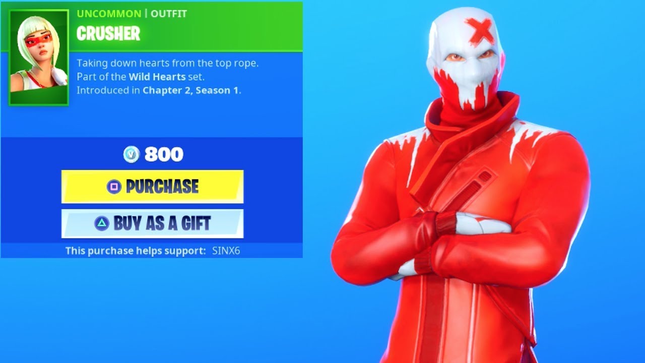 *NEW* EX & CRUSHER SKINS..! (Item Shop) Fortnite Battle Royale