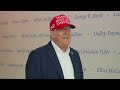 President Trump Visits The People's House Exhibit and Gaggles with the Press