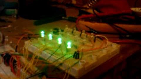 4x4 LED Matrix & ATMEGA16