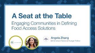 A Seat at the Table: Engaging Communities in Defining Food Access Solutions