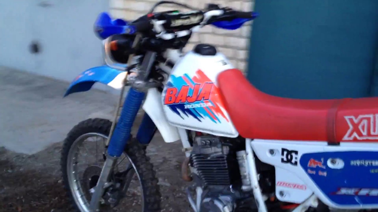 Honda Xlr 250 Baja Youtube