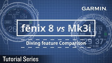Tutorial – Diving feature Comparison: fēnix 8 vs Descent Mk3i