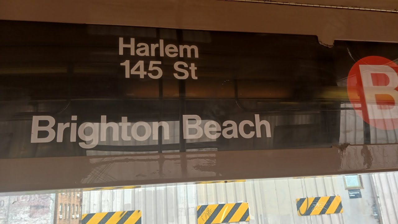 R68A (B) express train ride from Brighton Beach to Church Ave - YouTube