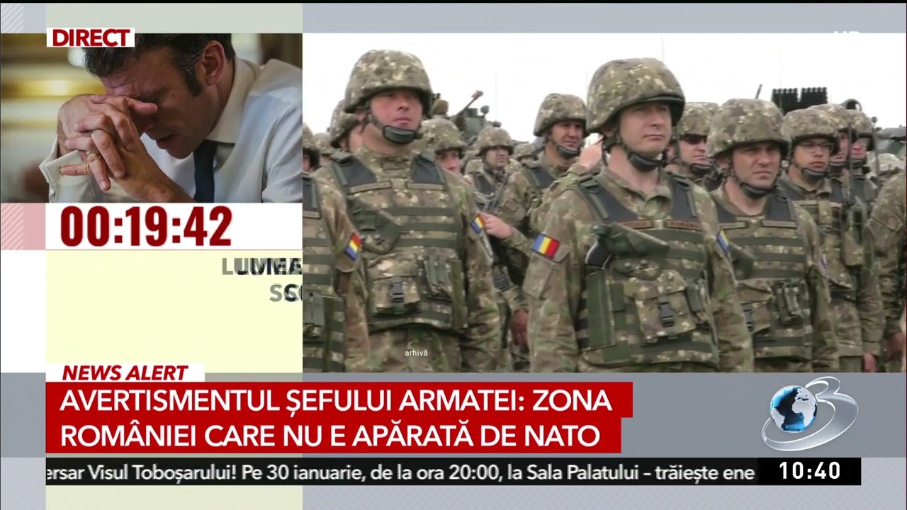 Avertismentul șefului armatei: Zona României care nu e apărată NATO