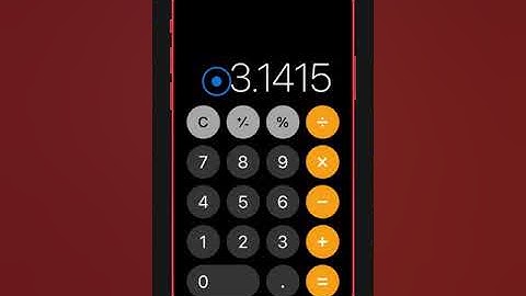 Swipe to delete in Calculator – Apple Support