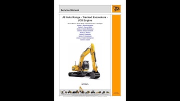 JCB JS115, JS130, JS145, JS160, JS180, JS200, JS210, JS220, JS230 Service Manual