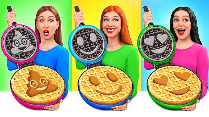 Emoji Food Challenge | Big, Medium and Small Food by Multi DO Food Challenge