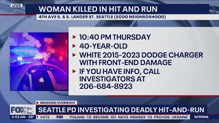Woman killed in SODO hit-and-run | FOX 13 Seattle