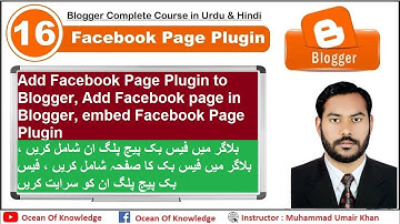 Add Facebook Page Plugin to Blogger, Add Facebook page in Blogger, embed Facebook page Plugin