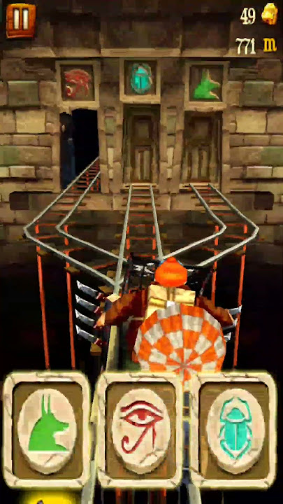 Rail Rush Pharaoh Run speedrun #trendinggame #funnygame