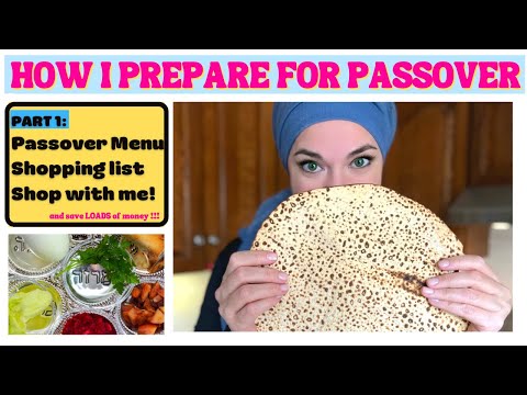 Passover Prep | How I Prepare For Passover On A Budget | Passover Menu Guide | Shopping List | TIPS