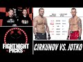 UFC Fight Night: Misha Cirkunov vs. Krzysztof Jotko Prediction