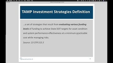 TAM Webinar 28: Financial Plans and Investment Strategies