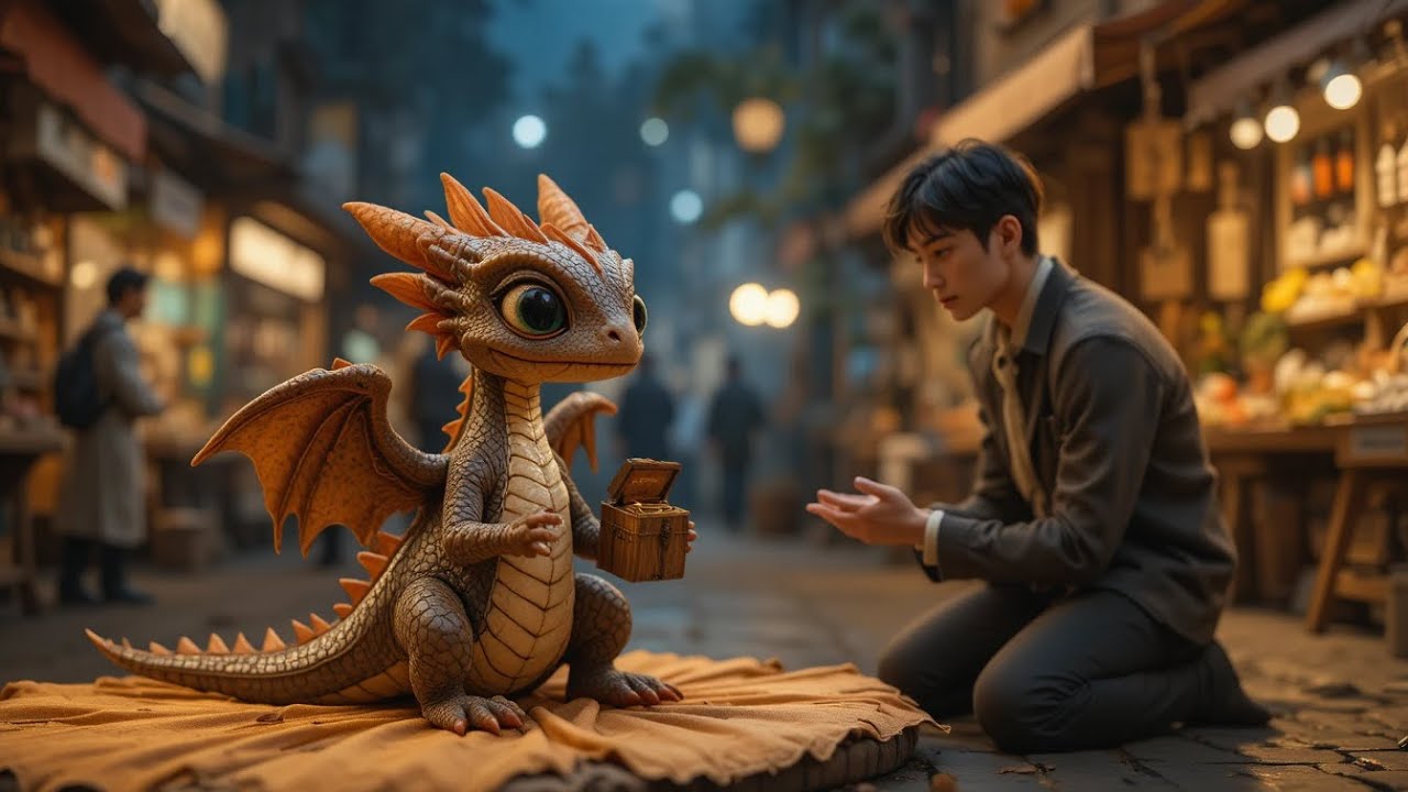 No One Helped the Dragon Baby on the Cold Street — Until a Human Called Him Son