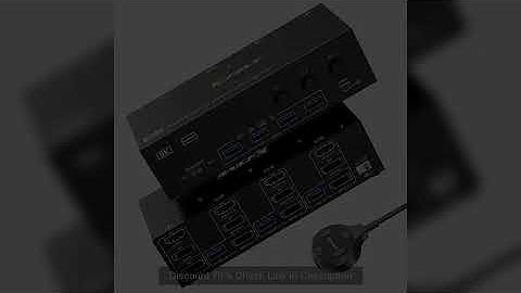 8K KVM Switch 3 Monitors 3 Computers HDMI DisplayPort USB 3.0 DP KVM Switcher 8K@30Hz/4k@144Hz Tripl