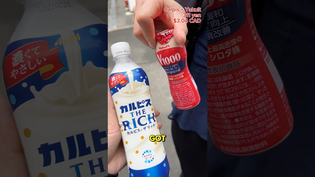 Tried Calpis at 7-Eleven Japan—Not What We Expected! - YouTube Tried Calpis at 7-Eleven Japan—Not What We Expected! - YouTube