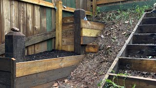 DIY landscaping making useless land useful