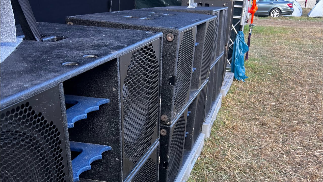 Nature One 2023 / Anlagen auf dem Campingplatz / L-Acoustics / D&B / Meyer Sound und vieles mehr !!