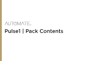 Automate |  Pulse1 | Pack Contents