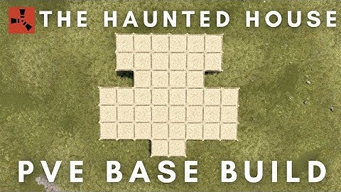 RUST PvE Base Build | The Haunted House