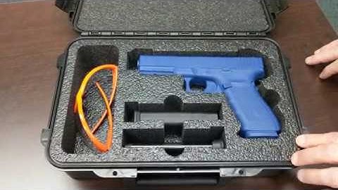 DORO SPORT 400 1 Pistol - 2 magazines case with Custom MyCaseBuilder Foam Insert