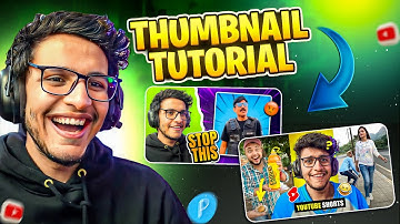 how to make thumbnail like triggered insaan in mobile | Roast Video thumbnail tutorial