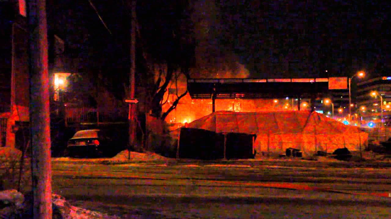 Montreal gas station explosion YouTube