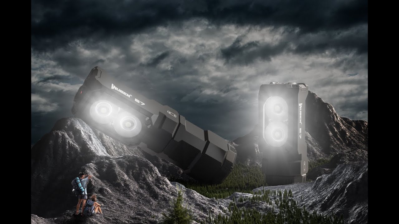 Lampe de poche E7 6500K - 1800 lumens Wuben - Black - Acheter