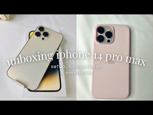 iphone 14 pro max 512gb ( gold ) | unboxing, accessories, setup & comparison