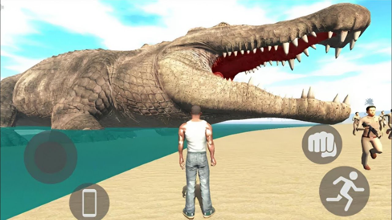 😱Franklin vs ভয়ানক কুমির | Indian bike driving 3d 