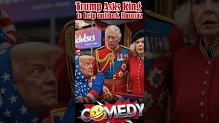 Trump Teletubbies Gaffe, Ask British Royals King Charles  to unblock HOrmuz Parody Comedy Sketch