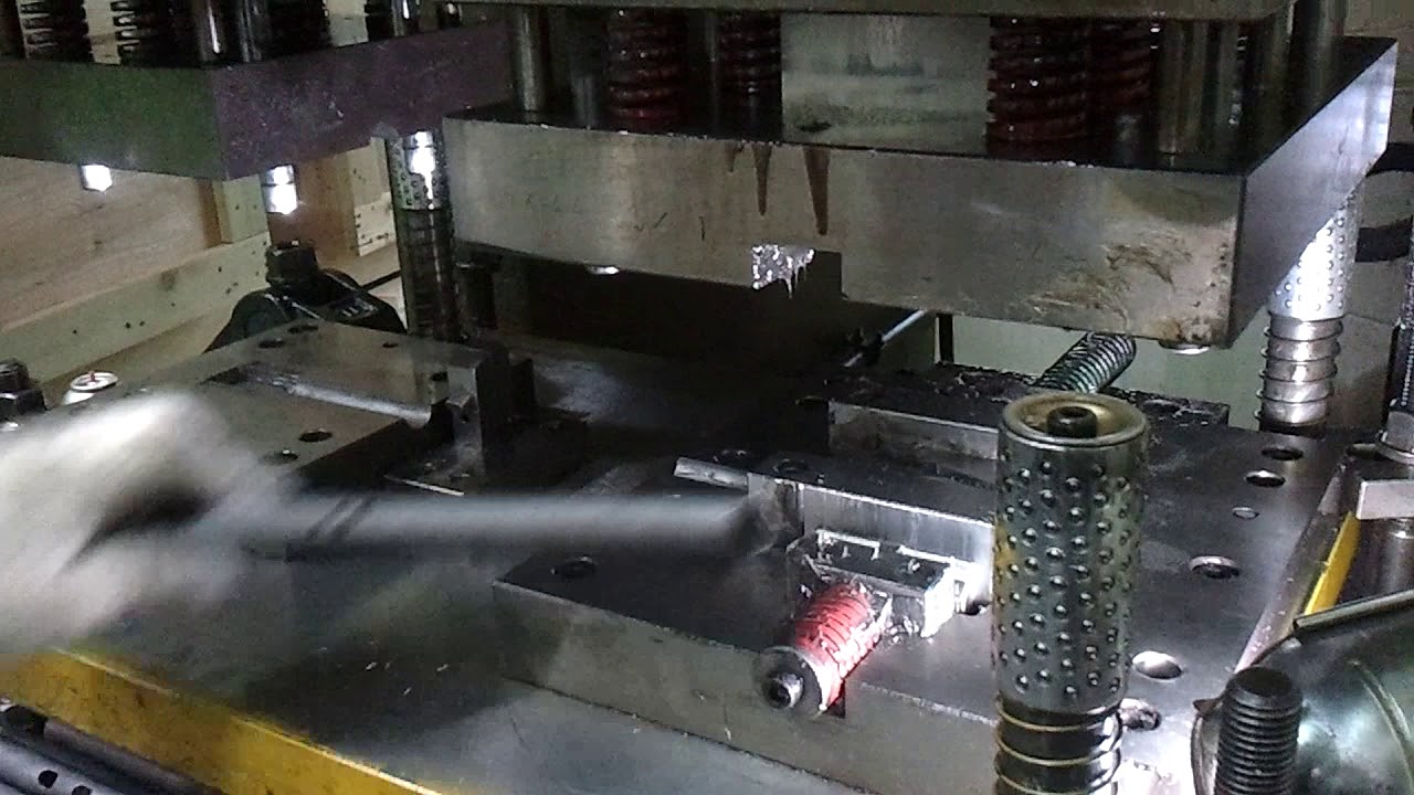 Tube flattening operation by stamping die YouTube