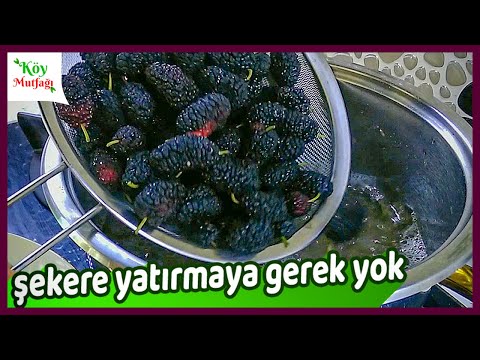 Şifa Kaynağı Karaduttan Reçel Tarifi✅Şekere Yatırmadan En Pratik Şekilde Karadut Reçeli Yapımı