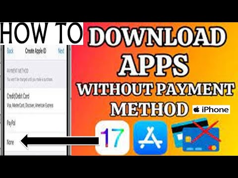 How to Download Apps from app store without payment method install apps without payment info in iOS