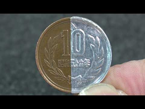 10円玉を5円分磨いてみた