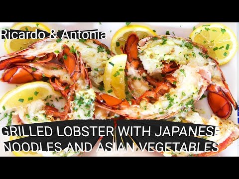 grilled-lobster-with-japanese-noodles-and-asian-vegetables