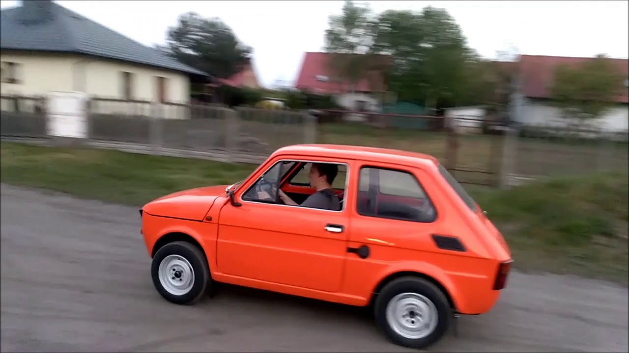 Fiat 126p pierwsza jazda po renowacji YouTube
