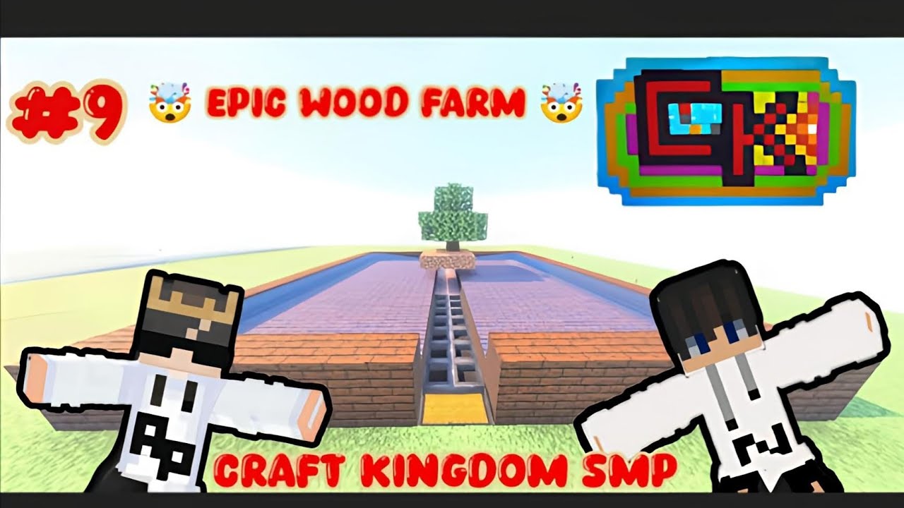 I Build Unlimited Wood Farm In CRAFT KINGDOM SMP || 