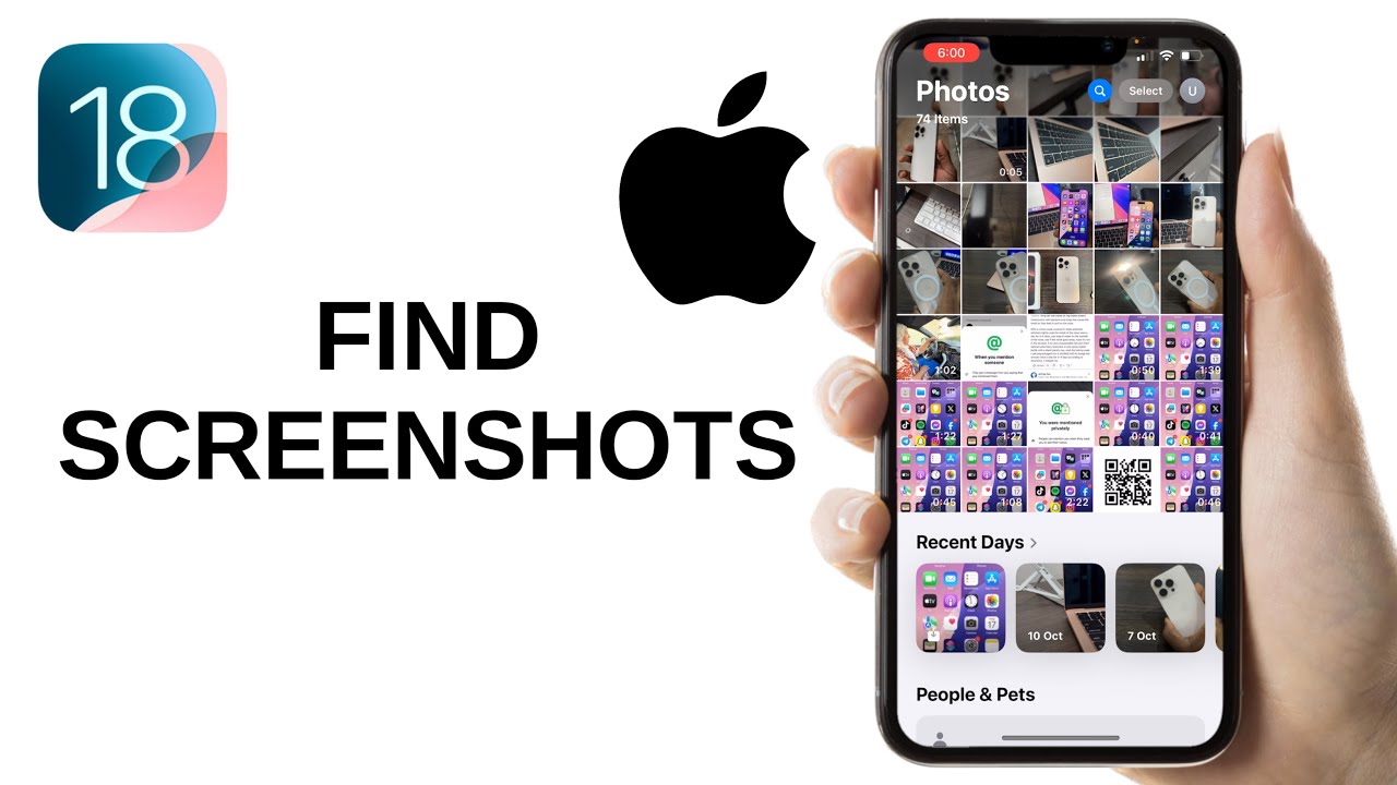 How to Find Screenshots on iPhone - iOS 18