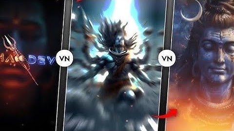How to Make Mahadev Status Video in VN App | Mahashivratri Special Editing🚩🚩🙏