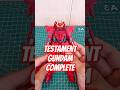 Fastbuild Testament Gundam #toys #gundam #gundamcommunity #modelkit #shorts #viral