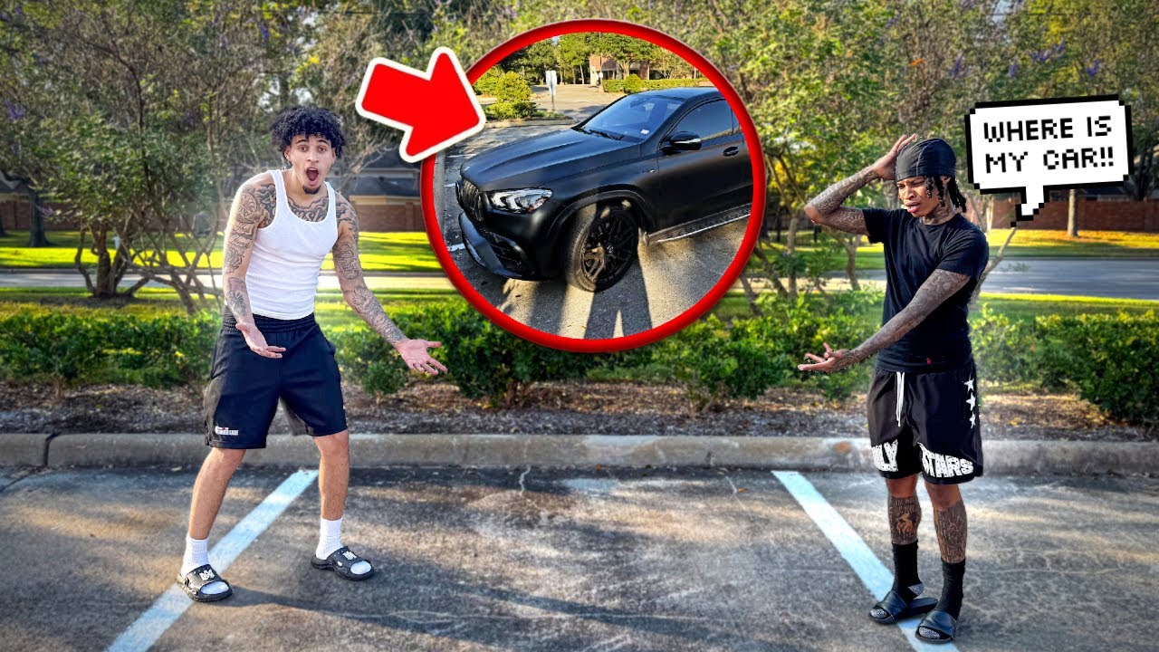 Кто-то подъехал и угнал машину Jazz AMG.