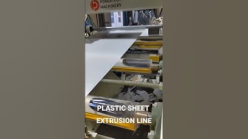 PLASTIC SHEET PP PS PE EXTRUSION LINE