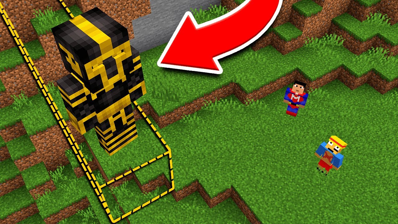 TROLLEO A MIS AMIGOS CON BLOQUES INVISIBLES EN MINECRAFT 😂